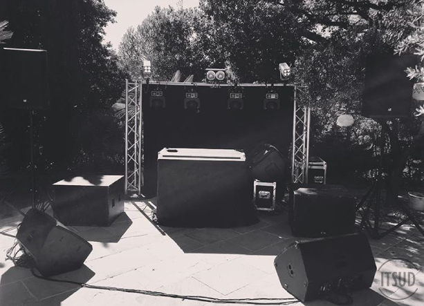 vue d'une installation dans le gard pour anniversaire